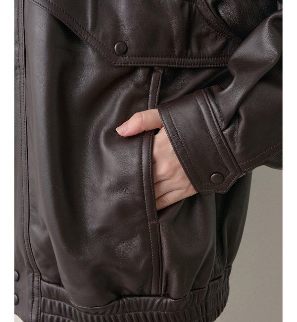 GEMINI「【GEMINI】レザーブルゾン」|ブルゾン・スタジャン|