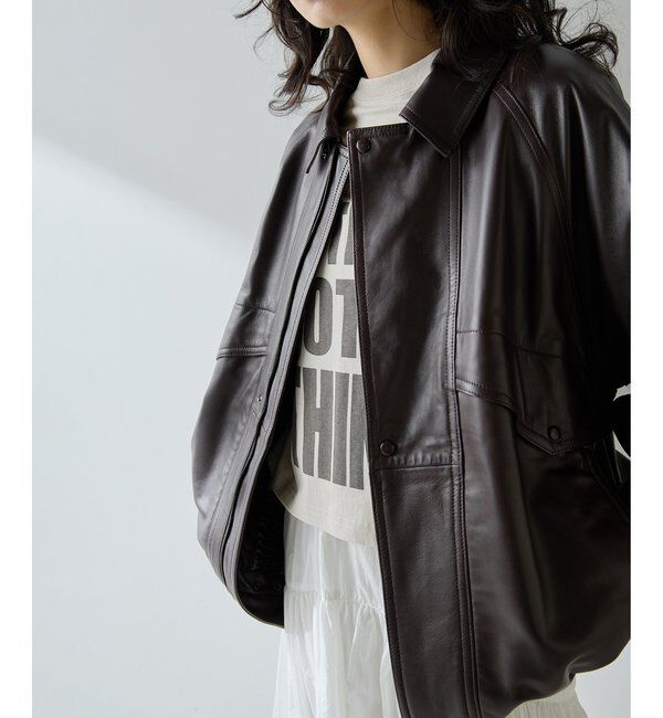 GEMINI「【GEMINI】レザーブルゾン」|ブルゾン・スタジャン|