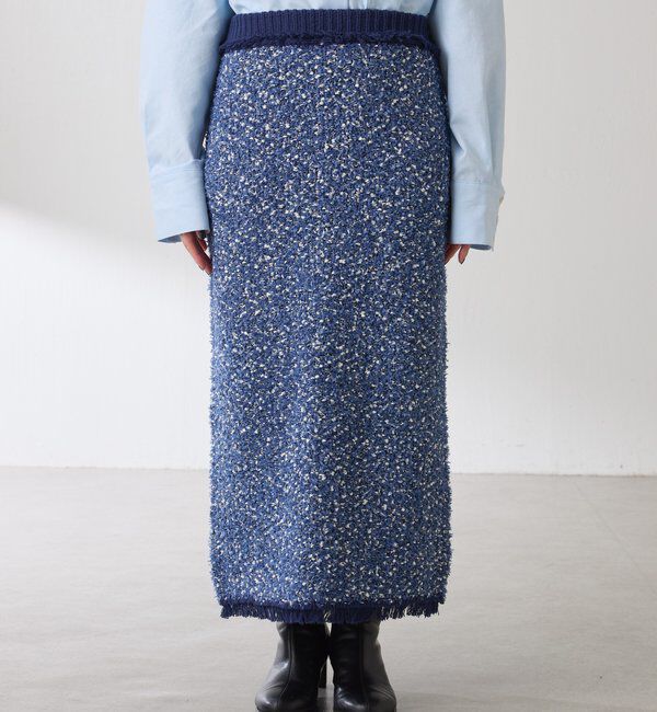  「ツイードライクニットスカート」|スカート|