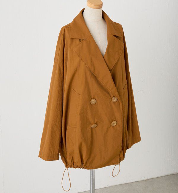  「エアーナイロンミドルトレンチコート」|その他|キャメル