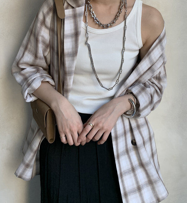  「【新色追加】リブタンク」|Tシャツ・カットソー|