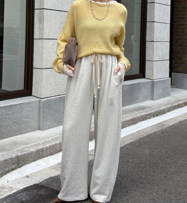  「モヘヤメランジプルオーバー」|ニット・セーター|