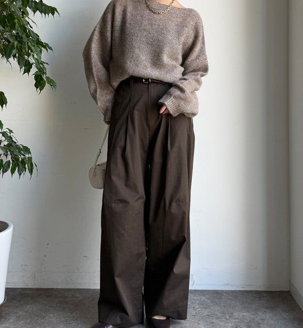  「モヘヤメランジプルオーバー」|ニット・セーター|