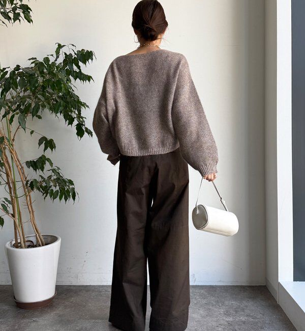  「モヘヤメランジプルオーバー」|ニット・セーター|