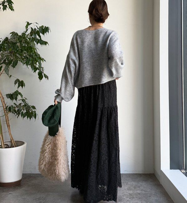  「モヘヤメランジプルオーバー」|ニット・セーター|