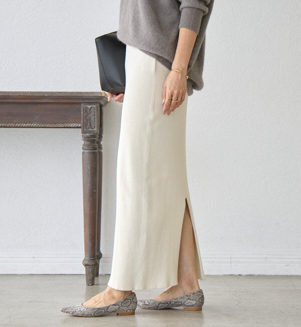  「予約【新色追加/マイナス3kg/レビュー高評価☆】リブタイトスカート」|スカート|