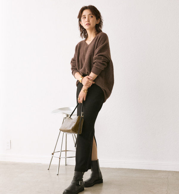  「予約【新色追加/マイナス3kg/レビュー高評価☆】リブタイトスカート」|スカート|