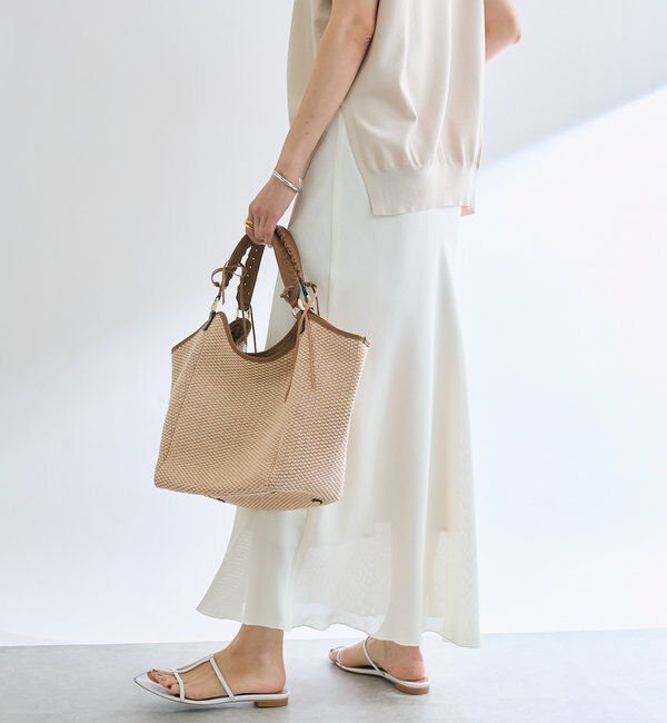  「【セットアップ対応可】メッシュバイアススカート」|スカート|