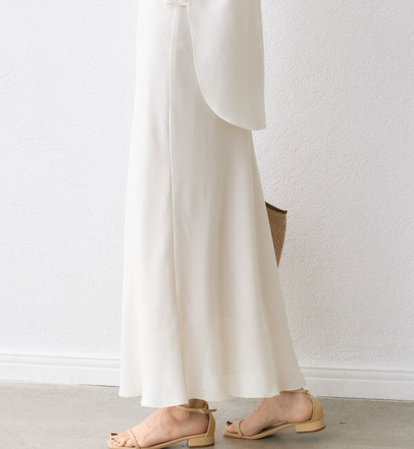  「【セットアップ対応可】メッシュバイアススカート」|スカート|