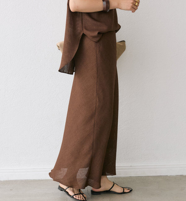  「【セットアップ対応可】メッシュバイアススカート」|スカート|