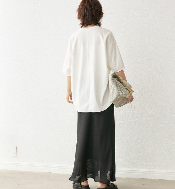  「【セットアップ対応可】メッシュバイアススカート」|スカート|