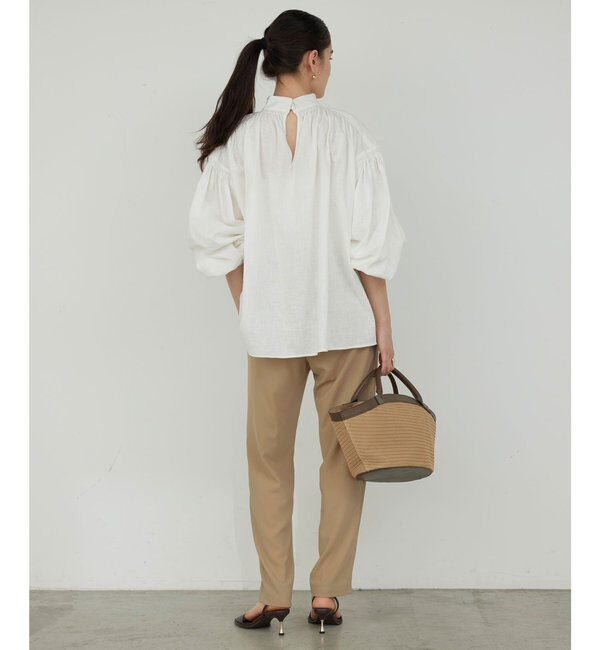  「【-3kg見えパンツ】【リニューアル！】ジャージーテーパードパンツ」|チノ|