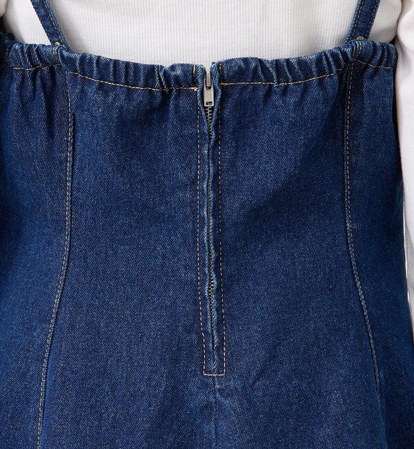  「ペプラムデニムビスチェ」|シャツ・ブラウス|