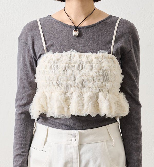  「バックシャンチュールビスチェ」|シャツ・ブラウス|