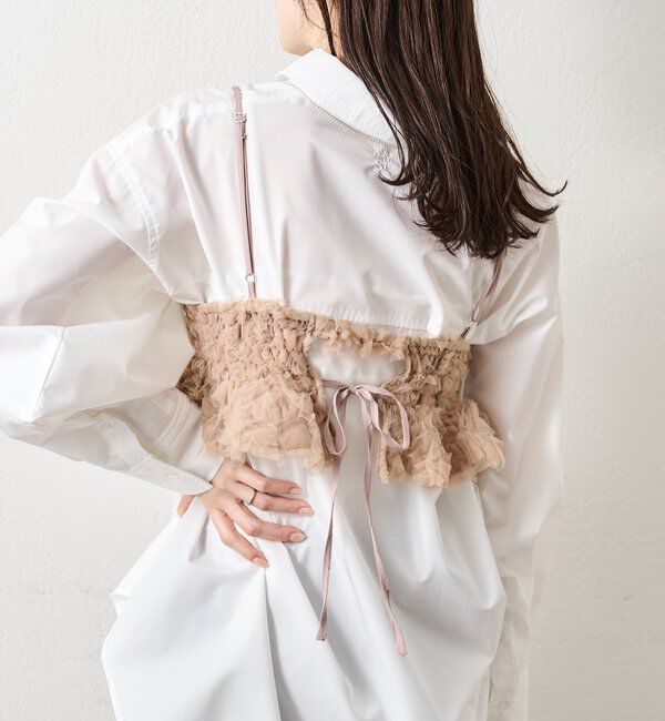  「バックシャンチュールビスチェ」|シャツ・ブラウス|