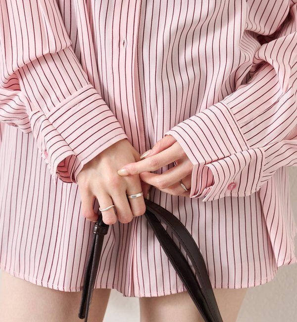  「ボタンレイヤードBIGシャツ」|シャツ・ブラウス|