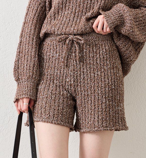  「スラブヤーンニットパンツ」|チノ|