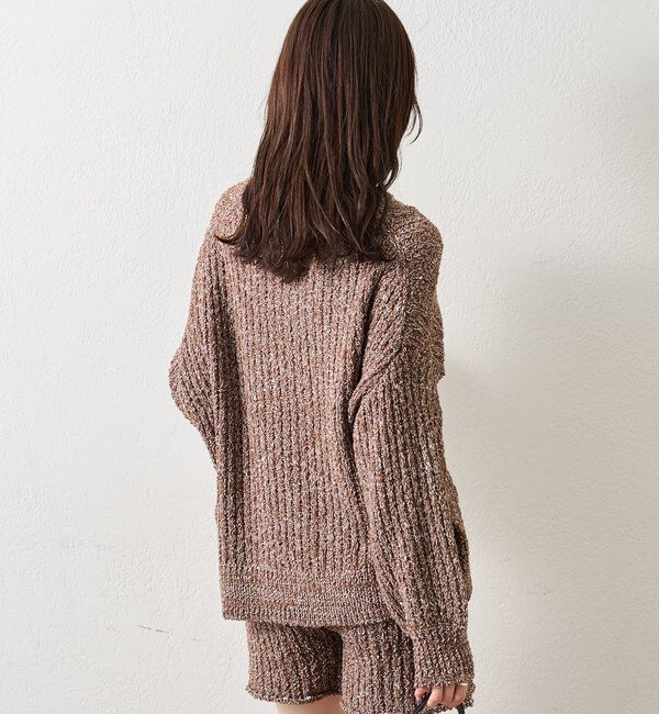  「スラブヤーンニットパンツ」|チノ|