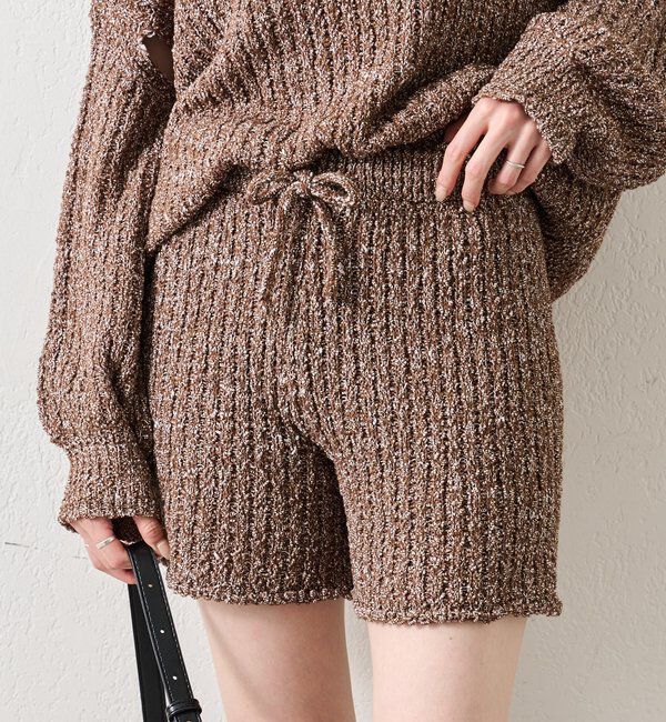  「スラブヤーンニットパンツ」|チノ|