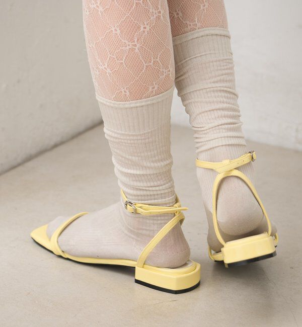  「ストラップフラットサンダル」|サンダル|