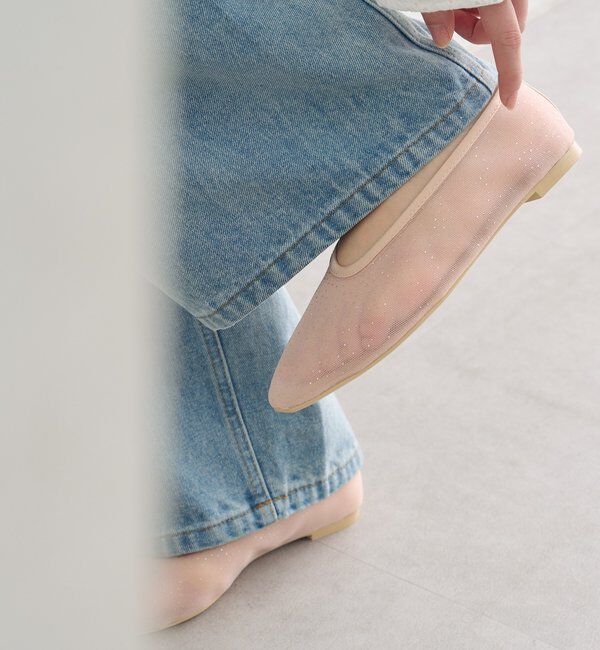  「シャイニーチュールパンプス」|パンプス|