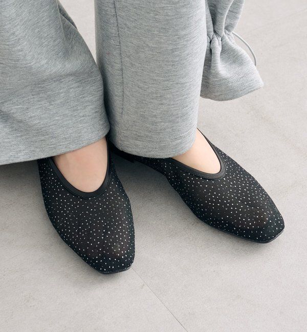  「シャイニーチュールパンプス」|パンプス|