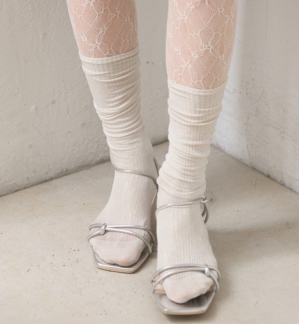  「クロスストラップヒールサンダル」|サンダル|