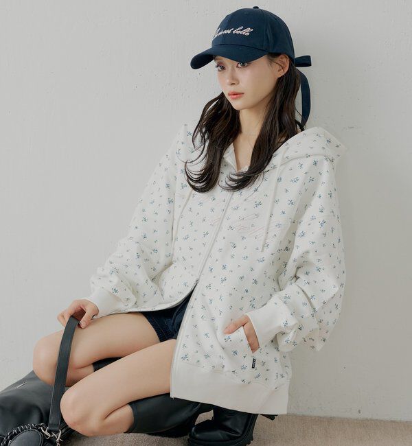  「バックリボン刺繍キャップ」|ハット|