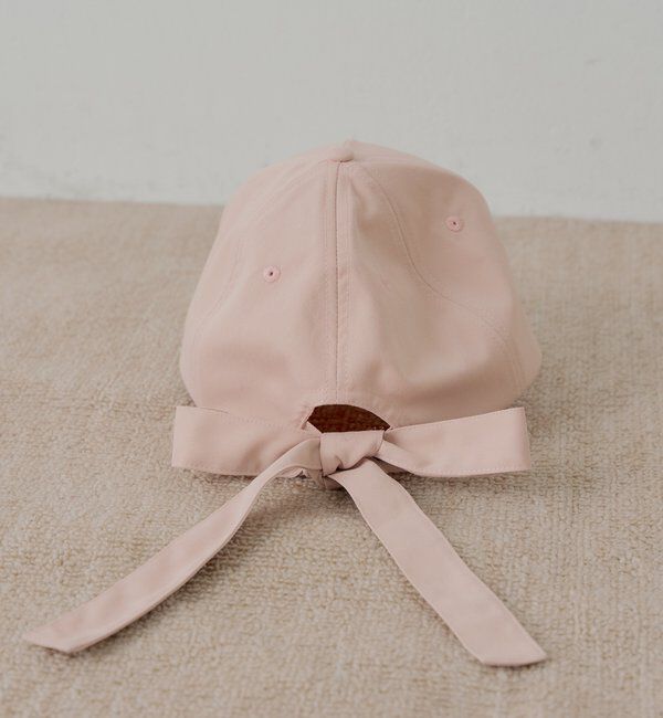  「バックリボン刺繍キャップ」|ハット|