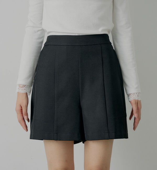  「【SALON by Chico】リボンラップスカート+スラックスハーフパンツ」|チノ|