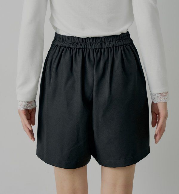  「【SALON by Chico】リボンラップスカート+スラックスハーフパンツ」|チノ|