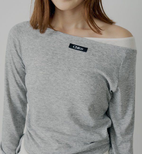  「ワンショルレイヤードTシャツ」|Tシャツ・カットソー|