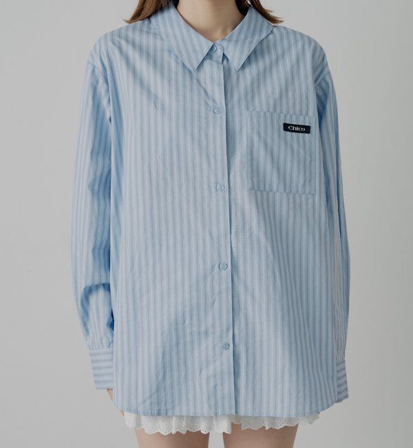  「【セットアップ対応】2wayルーズシャツ」|シャツ・ブラウス|