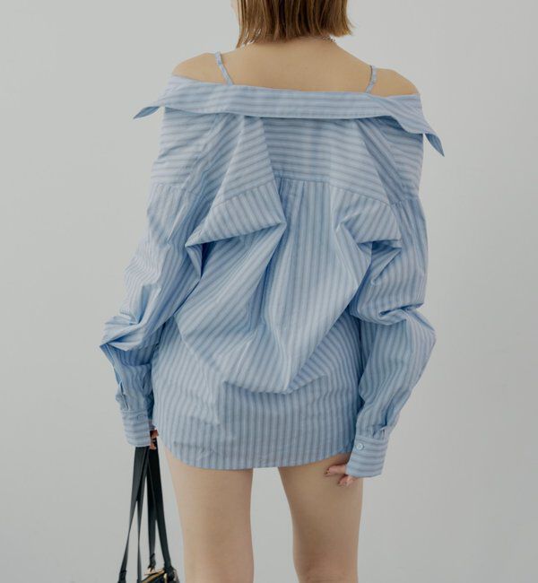  「【セットアップ対応】2wayルーズシャツ」|シャツ・ブラウス|