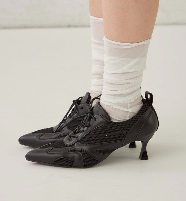  「MESH HEEL SNEAKERS」|ロングブーツ|