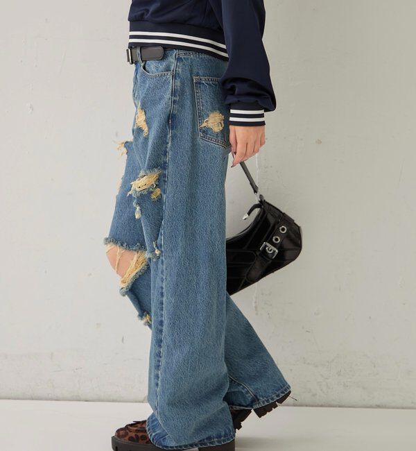  「BOLD DISTRESSED DENIM」|デニム|