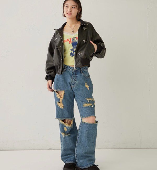  「BOLD DISTRESSED DENIM」|デニム|