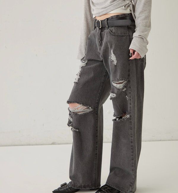  「BOLD DISTRESSED DENIM」|デニム|
