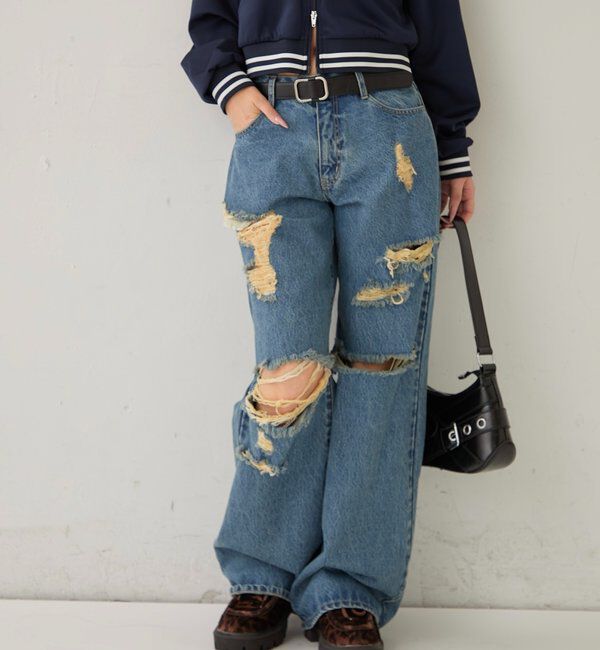  「BOLD DISTRESSED DENIM」|デニム|