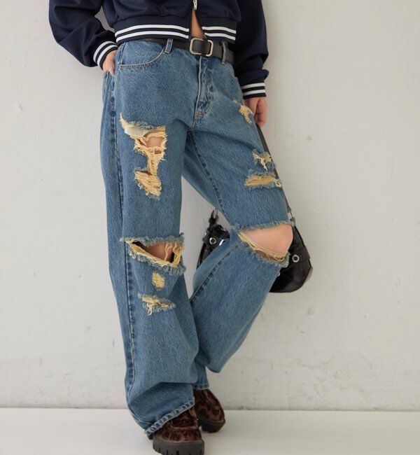  「BOLD DISTRESSED DENIM」|デニム|