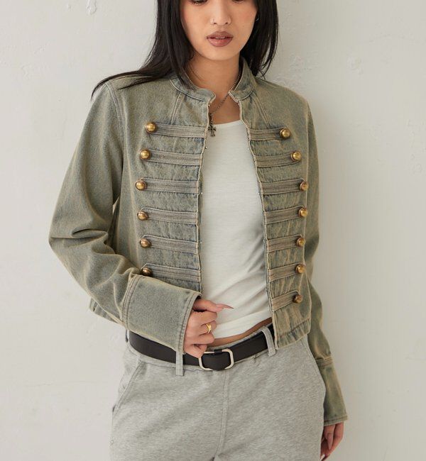  「NAPOLEON DENIM JACKET」|ブルゾン・スタジャン|