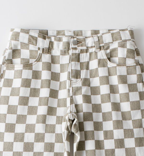  「ASSORTED PRINT FLARE PANTS」|チノ|