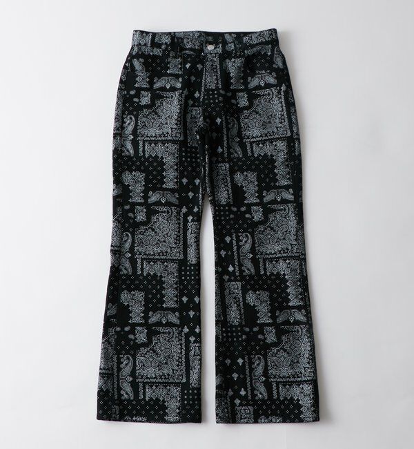  「ASSORTED PRINT FLARE PANTS」|チノ|