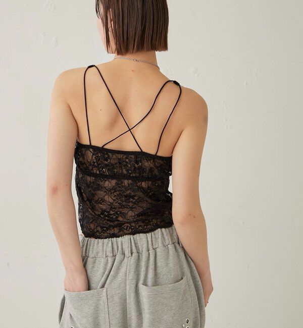  「SCALLOP LACE CAMI 」|キャミソール|