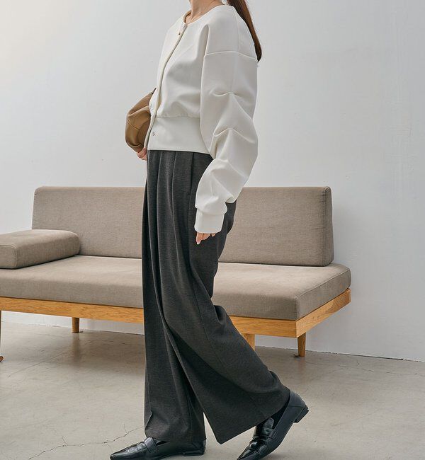  「ダンボールタックスリーブカーディガン」|Tシャツ・カットソー|