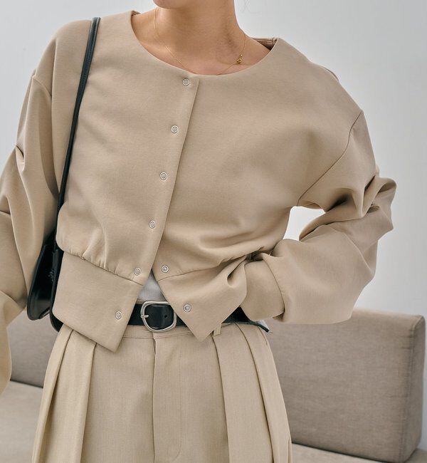  「ダンボールタックスリーブカーディガン」|Tシャツ・カットソー|