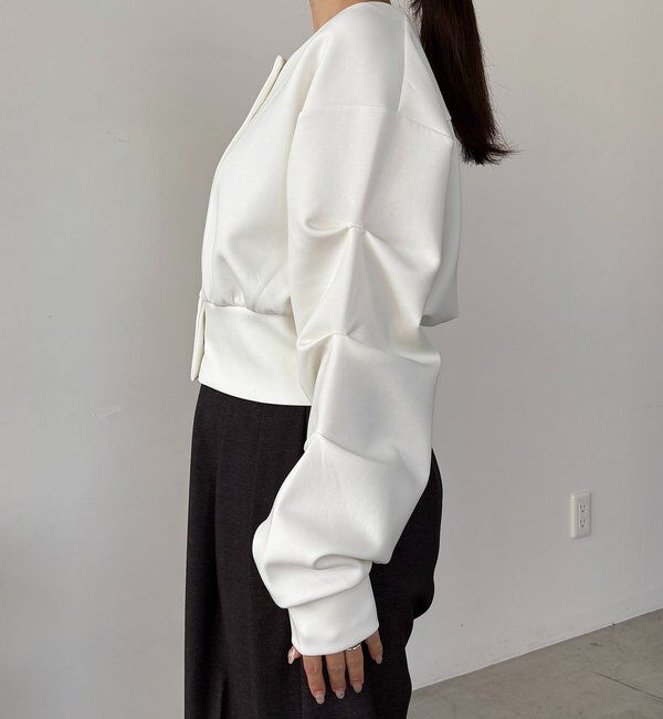  「ダンボールタックスリーブカーディガン」|Tシャツ・カットソー|