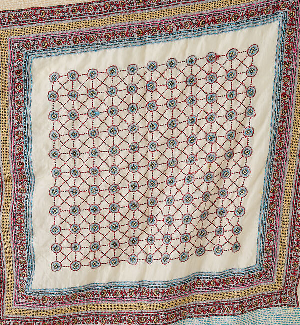 collex「刺し子シルク大判ストール」|マフラー|