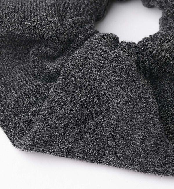 Rouge vif「【heyep／ヘイップ】ニットロゴシュシュ KNIT LOGO SCRUNCHI」|ヘアバンド|