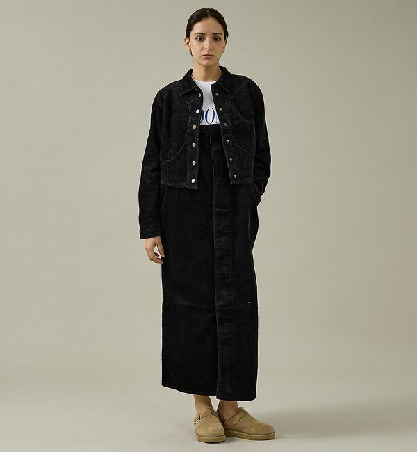 Rouge vif「【157&times;WOADBLUE】オーバーオールスカート/デニム/コットン【WEB限定」|スカート|